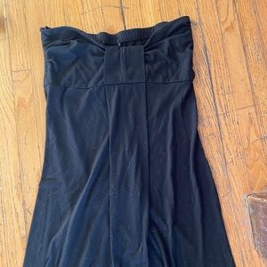 💛3/$10 Black Strapless Cotton Maxi Dress